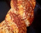 Foto del paso 9 de la receta: Pan de ajo trenzado y relleno 🍞🧀🥓
