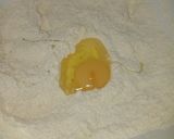 A picture of step 2 of Pizza waffles.
