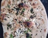 A picture of step 5 of Tawa garlic naan.