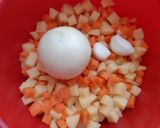 Virslis zöldbableves recept fázis 1 fotója