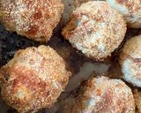 Töltött-rántott gomba fejek recept fázis 4 fotója