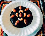 A picture of step 3 of Iron-Rich Black sesames seeds dry fruits kachariya paak.