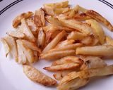 Foto del paso 5 de la receta: Papas🍟 "fritas" veganas🥑🌰🍅
