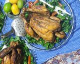 عکس مرحله 1 از دستور مرغ شکم پر