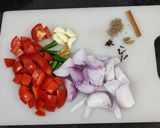 A picture of step 2 of Butter Mushroom Masala.
