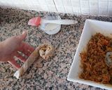 Foto del paso 3 de la receta: Mini mhancha salada con verduras y carne picada