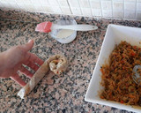 Foto del paso 3 de la receta: Mini mhancha salada con verduras y carne picada