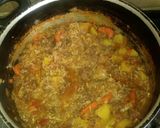 Foto del paso 4 de la receta: Guiso de arroz con carne picada para dos personas