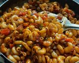 A picture of step 6 of Spicy Peri peri American vegetable pasta masala.