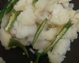 A picture of step 2 of Sambar Chole Potato Curry.