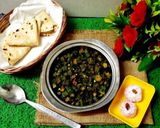 A picture of step 3 of Peanut bhindi masala (okra).