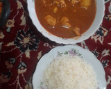 عکس مرحله 1 از دستور برنج با خورشت گل پر