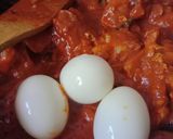 Gambar langkah 2 resipi Kari Ayam Telur Rebus.