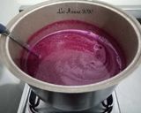 Foto langkah ke 2 dari resep Pudding Buah Naga Lapis Susu.