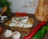 Foto del paso 6 de la receta: Merluza al horno con patatas panaderas