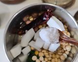 A picture of step 3 of Pesarattu with Coconut Peanut Chutney.