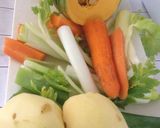 Foto del paso 1 de la receta: Crema de verduras con hongos (shitake)