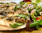 A picture of step 3 of Korean-spiced Ray with Kiwiberry Salad.