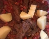 A picture of step 4 of Bowtie Pasta Stew 🤩.