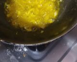 A picture of step 4 of Aloo baingan.
