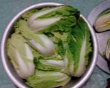 Hình bước làm 3 của món Kim chi cải thảo Hàn Quốc