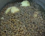 A picture of step 1 of Masoor biryani.