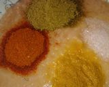 A picture of step 4 of Aloo baigun ka salan.