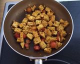 Foto del paso 6 de la receta Quinoa con tofu y tomatitos
