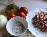Foto del paso 1 de la receta: Berenjenas Papoutsakia (zapatitos) 🍆rellenas de carne