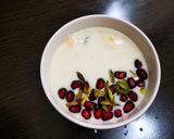 A picture of step 4 of Amrakhand mango shrikhand.