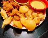 મિક્ષ ભજીયા(mix bhajiya recipe in Gujarati) રેસીપી સ્ટેપ5ફોટો