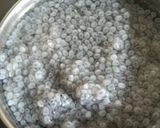 A picture of step 1 of Mango Chia seeds smoothie.