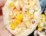 A picture of step 5 of Baked cheesy potato boat with loaded paneer and mushroom.