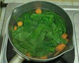 Foto langkah ke 5 dari resep Sayur Bayam Simple - 3 Bahan (ala Anak Kos).