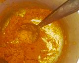 A picture of step 1 of Chana dal badi with gazar.