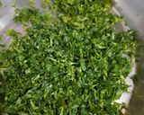 A picture of step 1 of Methi Thepla.