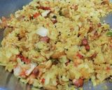 A picture of step 5 of Veg Poha Upma.