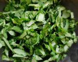 A picture of step 1 of Chana dal methi puri.