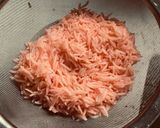 A picture of step 3 of Vasant Panchami Kesar Chawal (Yellow Sweet Rice).