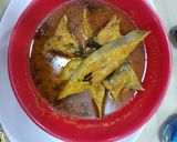 A picture of step 2 of Fish qorma.
