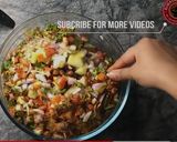 A picture of step 4 of Chana Chaat.