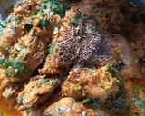 A picture of step 6 of Kache chicken ki biryani.