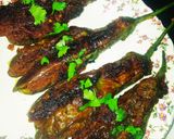 A picture of step 8 of Stuffed Eggplant Fry.
