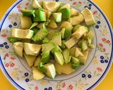 A picture of step 1 of Light Avocado and Tuna Salad.