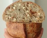 Foto langkah ke 27 dari resep Moringa Wijen Jinten Hitam Chili Flakes Cheese Sourdough Bread (Open Bake Method).
