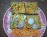 French toast Besan cheela sandwich recipe step 5 photo