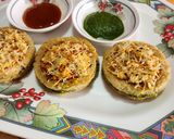 A picture of step 17 of Crispy Cheesy Paneer Tikka Disc.
