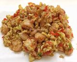 Foto langkah ke 5 dari resep Udang Cabe Telur.