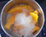 A picture of step 1 of Mango ice cream.