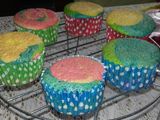 Cupcakes Arcoiris (Sin Manteca)